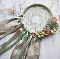 Květinové tvoření pro děti - Lapač snů