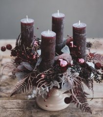 Netradiční adventní věnec