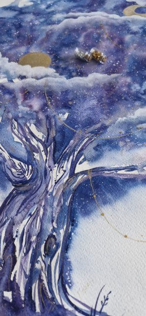 Akvarelový kurz - "V korunách stromů" - Termíny kurzu: 19.2. 2026 od 16.30