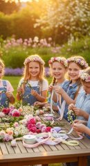 Letní kreativní ateliér pro děti - Tajemství květin