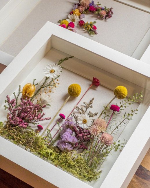 Květinové tvoření pro děti - Květinový obrázek