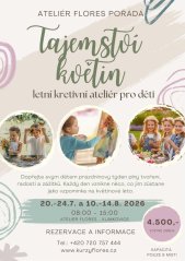 Letní kreativní ateliér pro děti - Tajemství květin
