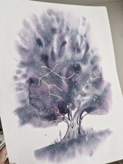 Akvarelový kurz - "V korunách stromů"