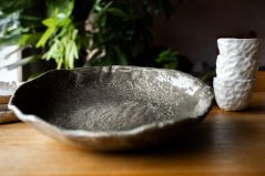 Keramický kurz - Keramická mísa s obtisky bylinek